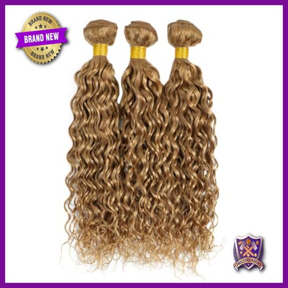 30-Inch Water Wave Human Hair Extensions, Brazilian Virgin Hair, Weave Bundles main image 6